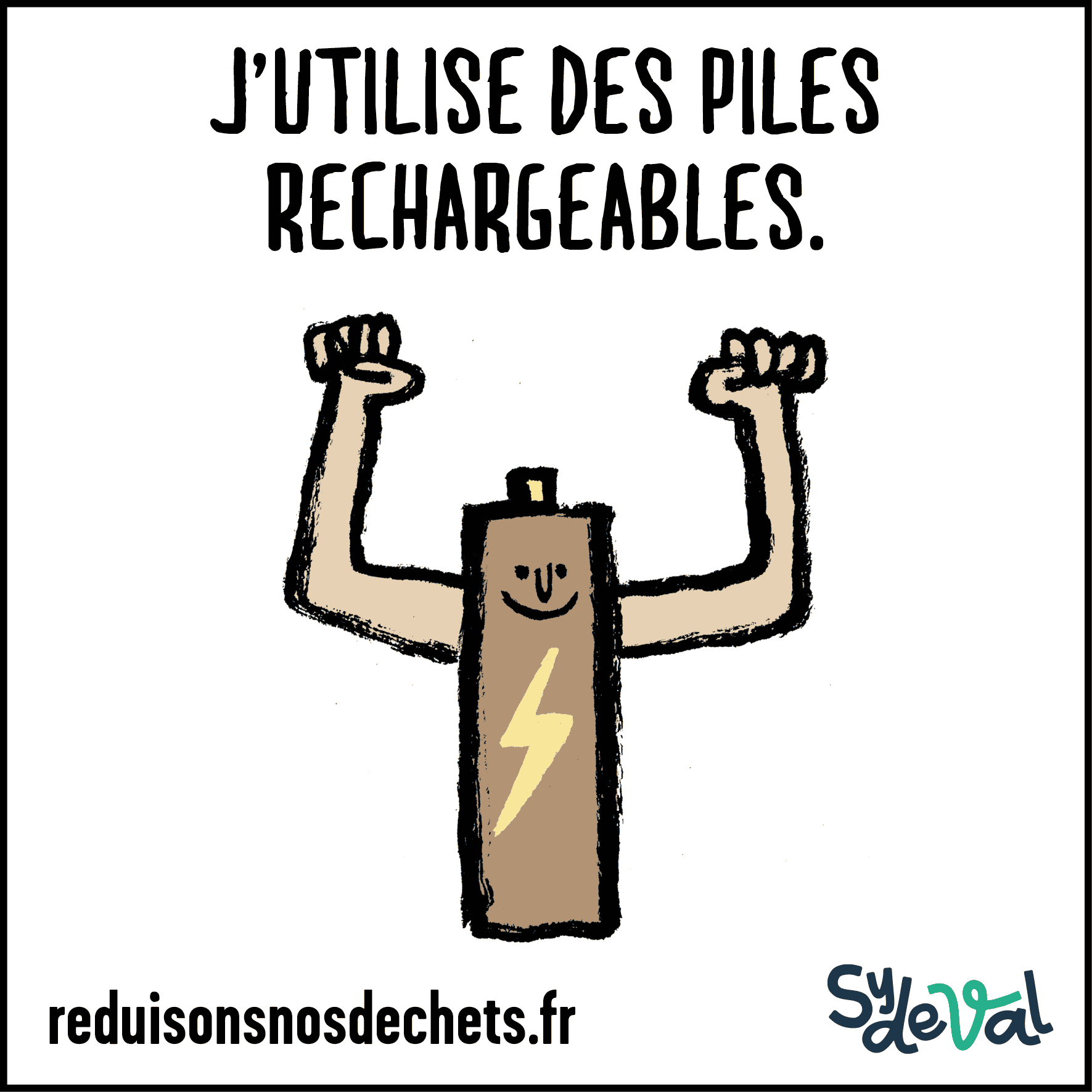 REDUIRE SES DECHETS PILE-RECHARGEABLE credit ademe